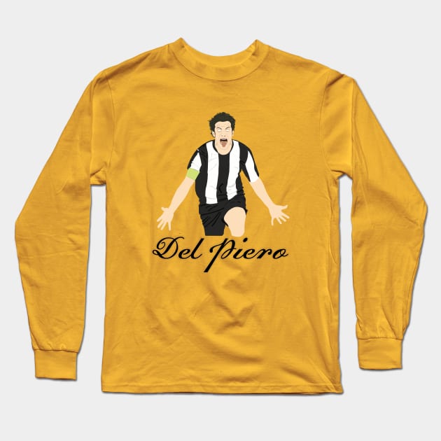 Alessandro Del Piero celebration Long Sleeve T-Shirt by StonedDesigner